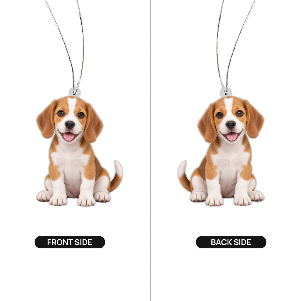 Personalised Pet Photo Acrylic Ornament – Double-Sided Custom Keepsake
