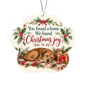 Rescue Dog Christmas Paw Ornament – You Found a Home Acrylic Keepsake