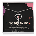 Nurse Wife HeartScope Necklace – Loved for All You Are & Message Card